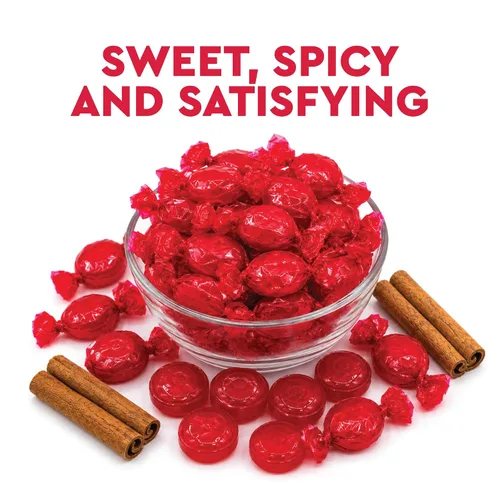 Vista 8 de Cinnamon Discs - Caramelos duros a granel, 1 libra, rojo, envueltos individualmente Envueltos individualmente, aproximadamente 75 piezas