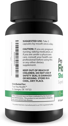 Vista 3 de Pro Flat Belly Shake Cápsulas - Limpieza intestinal para ayudar a reducir la hinchazón - Limpieza corporal y limpieza digestiva - Apoya la salud