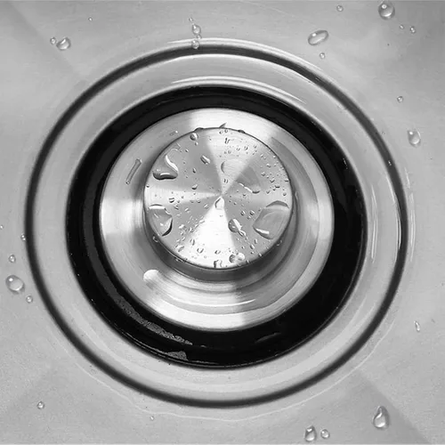 Vista 6 de Paquete de 2 tapones para fregadero de cocina para eliminación de basura, tapón de acero inoxidable para eliminación de basura que se adapta a