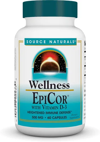 Vista 5 de Source Naturals Wellness EpiCor con Vitamina D-3 para una mayor defensa inmunológica - 30 Cápsulas