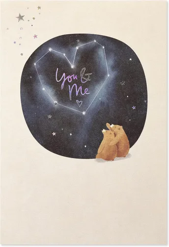 Vista 4 de American Greetings - Tarjeta romántica (Escrito en las estrellas)