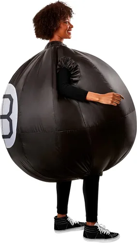 Vista 6 de Rubies Mattel Games Magic - Disfraz inflable de 8 bolas para adultos como se muestra talla única