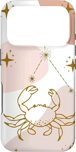Vista 30 de Cancer Celestial Zodiac Sign Constellation Pastel Aesthetic Case for iPhone 17
