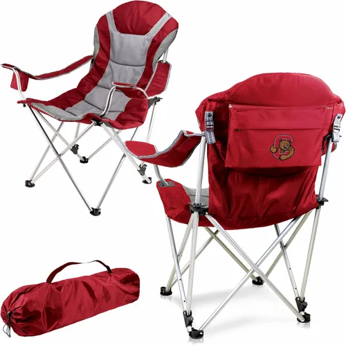 Vista 70 de Picnic TIME NCAA Arkansas Razorbacks Reclining Camp Chair - Beach Chair for Adults - Sports Chair with Carry Bag
