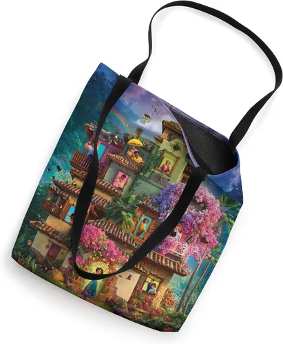 Vista 2 de Disney Encanto Magical Casa Madrigal - Bolsa de mano Blanco 16 pulgadas