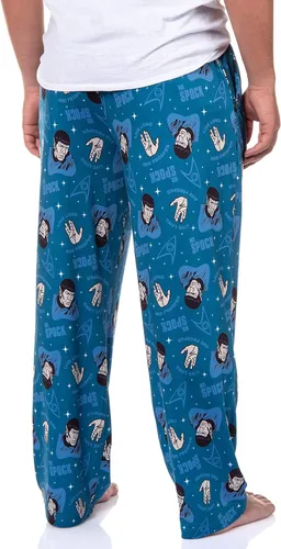 Vista 4 de Star Trek - Pantalones de pijama para hombre con estampado de Spock