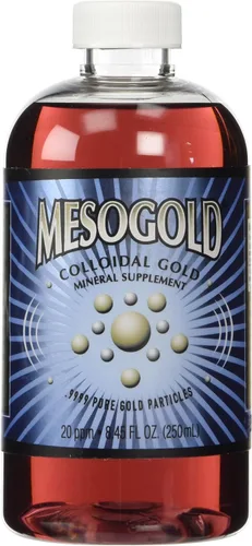 Vista 5 de MesoGold ® 20 ppm Oro coloidal 500 mL/16.9 Oz