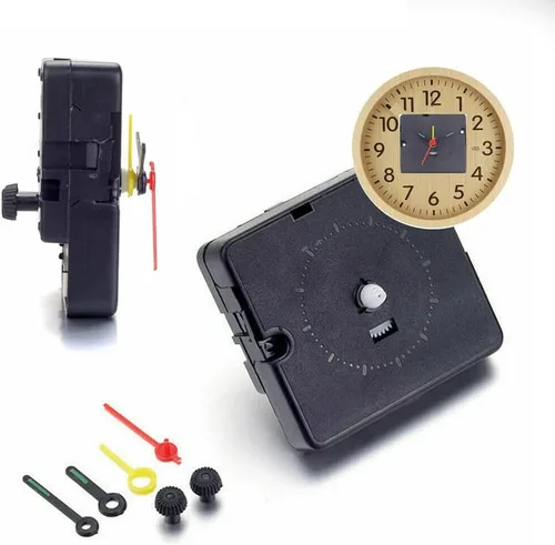 Vista 2 de SaiDian 1 unids cuarzo reloj despertador movimiento reloj reemplazo mecanismo reparación piezas DIY 588-08 con hora/minuto/segundo manos