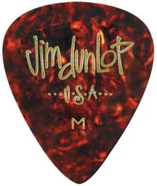 Vista 10 de Celuloide púas de guitarra Dunlop Classic, 12 unidades, Shell Caparazón
