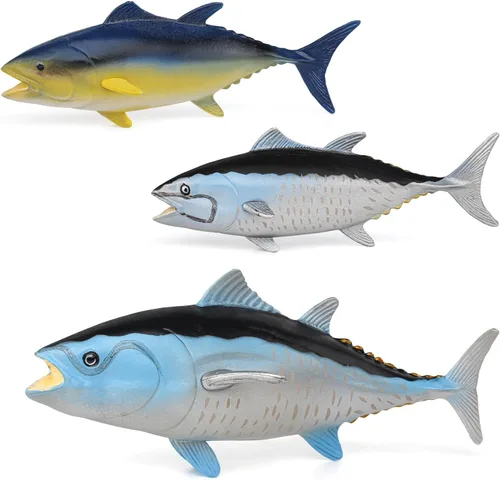 Vista 7 de Juego de Juguetes Mini Tiburón Ballena Conjunto de Pequeñas Criaturas Marinas para Niños 2-4 Pulgadas Mini Figuras de Animales Marinos Decoración