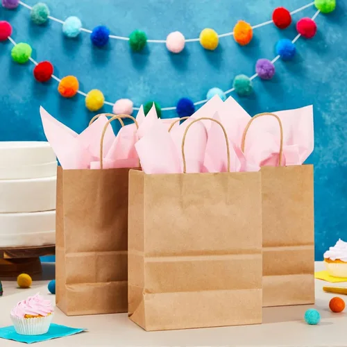 Vista 7 de Papel de seda colorido para bolsas de regalo y envoltura, 120 hojas, hojas de papel de regalo para regalos y suministros