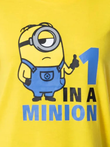 Vista 3 de INTIMO Despicable Me Minions - Conjunto de pijama para mujer, 1 en un Minion, Multi colorido