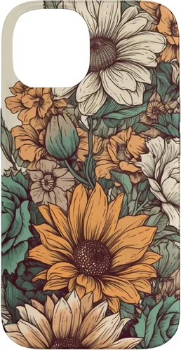 Vista 4 de Western Boho Leopard Sunflowers Cactus Funda Rodeo Cowgirl para iPhone 17