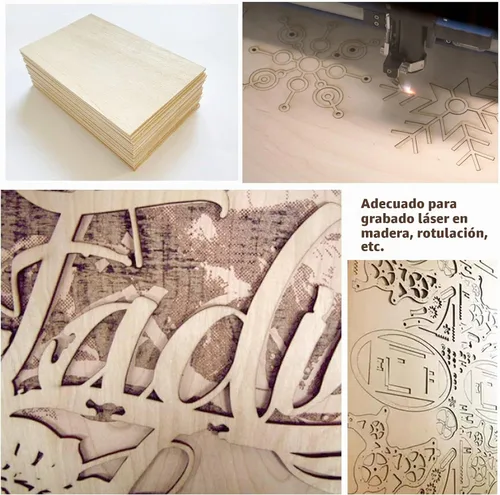 Vista 6 de MUXGOA 20 piezas de hojas de madera, hojas de madera de balsa sin terminar para manualidades DIY, láminas delgadas de madera para adornos de madera