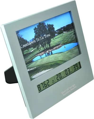 Vista 4 de Reloj de cuenta regresiva de jubilación 2020 con pantalla digital grande, temporizador de día son divertidos artilugios de golf y regalos