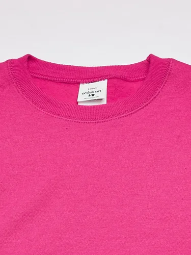 Vista 2 de Hanes - Sudadera grande EcoSmart de forro polar para niña