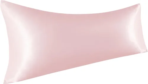 Vista 108 de NTBAY Paquete de 2 fundas de almohada estándar de satén para cabello y piel, lujosas y sedosas fundas de almohada con cierre de sobre, 20 x 26