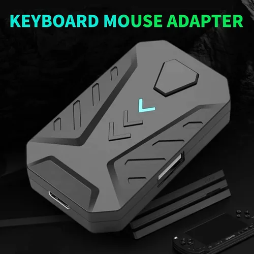 Vista 2 de Adaptador de teclado y ratón, adaptador de teclado y ratón, convertidor de controladores de juego para/ xbox360/ONE