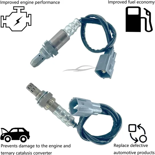Vista 5 de Dropwater Juego de 2 sensores de oxígeno de repuesto para Toyota Tacoma 4.0L 2006-2005 Sensores de oxígeno ascendentes y descendentes 234-9026