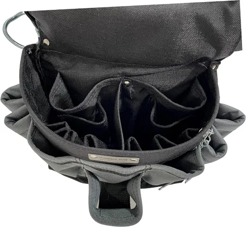 Vista 5 de BOULDER BAG Ultimate Electrician's MAX Combo con cómodo cinturón de herramientas de soporte de espalda, hebilla de liberación rápida, resistente