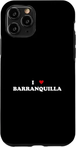Vista 10 de iPhone 15 I Heart Ciudad de Colombia - Carcasa I Love Barranquilla