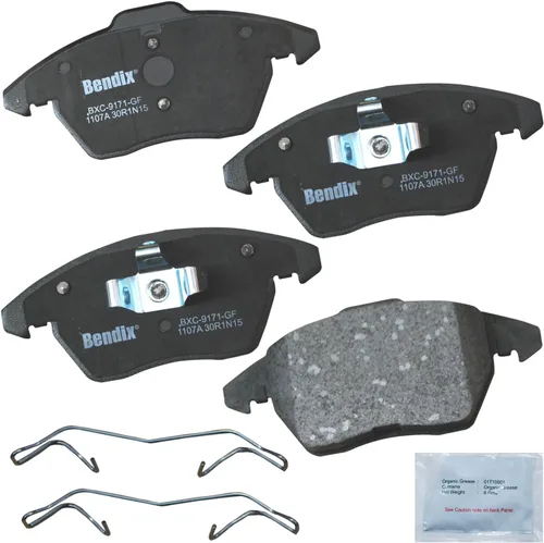 Vista 267 de Bendix Priority1 CFC154 - Juego de pastillas de freno de disco para Avanti II, Century, LeSabre, Regal, Riviera, chasis comercial, DeVille