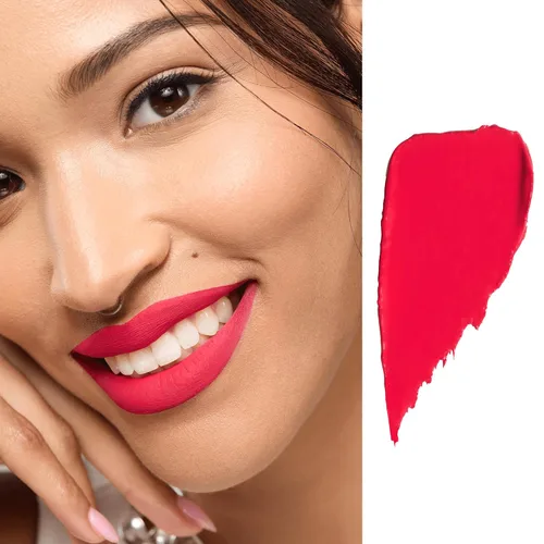 Vista 3 de Gerard Cosmetics HydraMatte - Lápiz labial líquido Strawberry Fields, lápiz labial rosa con acabado mate, de larga duración y no se seca