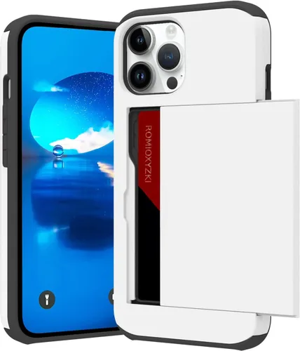 Vista 33 de ZIYE Funda tipo cartera para iPhone 16 Plus con tarjetero, antiarañazos de doble capa con bolsillo oculto, funda a prueba de golpes compatible