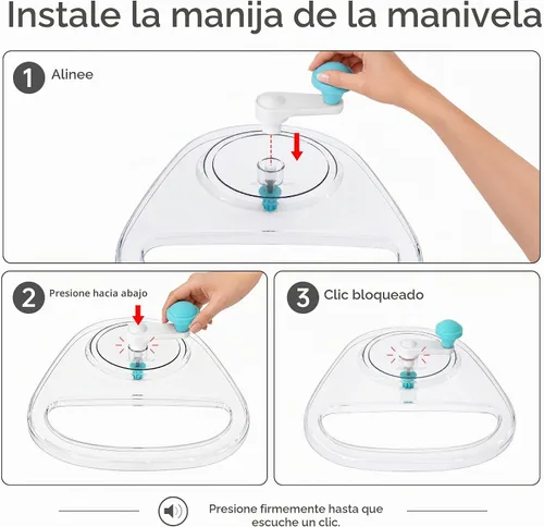 Vista 10 de JOYMOOP Joyloop Lavadora de frutas, limpiador de frutas, ovalada, azul transparente Azul claro