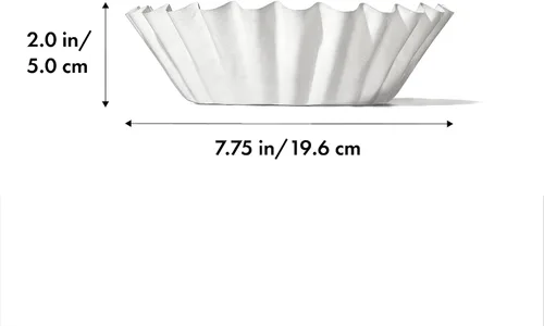 Vista 6 de OXO Brew - Filtros de café grandes estilo cesta comercial, 5-12 tazas