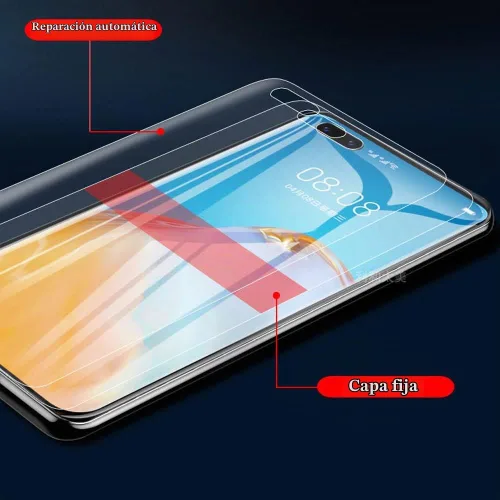 Vista 3 de Protector de pantalla de TPU flexible compatible con Samsung Galaxy Z Fold 3 5G, [3 unidades delanteras y 3 unidades en el interior]