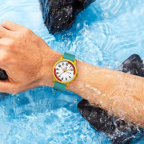 Vista 6 de Blekon Reloj de enfermera pulsómetro con segunda mano colores de banda a juego para profesionales médicos Esfera súper fácil de leer con indicador