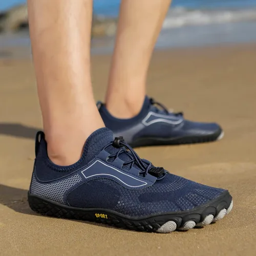 Vista 7 de Zapatos de agua para mujer, zapatos de playa descalzos, de secado rápido, para yoga, sin cordones, zapatos de natación para hombre