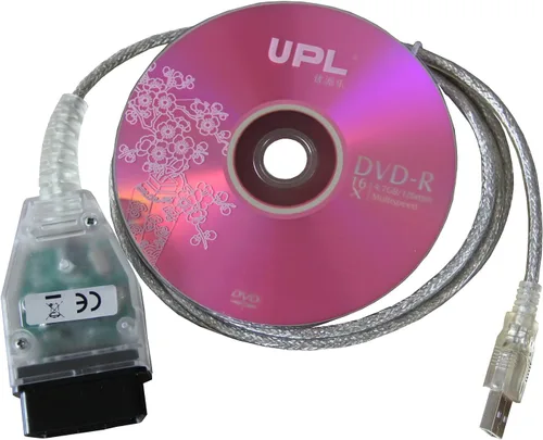 Vista 6 de LZLRUN K+CAN K+DCAN Herramienta de diagnóstico del coche OBD USB Interfaz con interruptor para BMW con FT232RL NCS Codificación Winkfp Tool32
