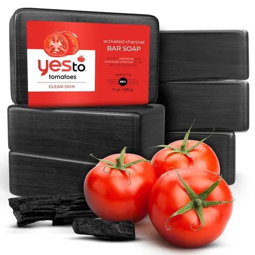 Vista 10 de Yes to Tomates Jabón Carbón Activado, 7 onzas., paquete de de 1