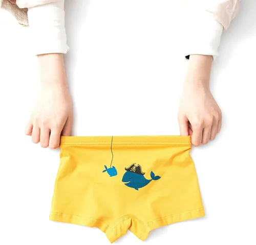 Vista 9 de Core Pretty Toddler Boxer Briefs Cotton Boys Underwear Kids Underpants Size 3-12Years (Pack of 5)