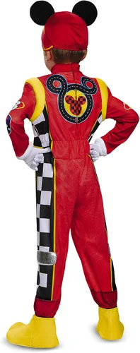 Vista 2 de Disfraz de Disney Mickey Mouse Roadster Racer Deluxe para niños pequeños