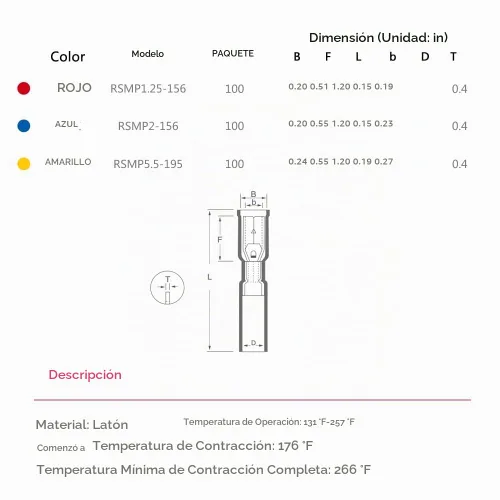 Vista 4 de HKS Kit de 120 piezas/60 pares de conectores de bala termorretráctiles – Terminales de alambre macho y hembra calibre 22-10 AWG – Conectores