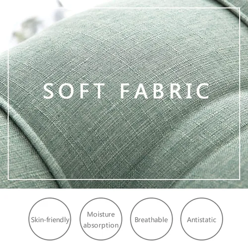 Vista 6 de Almohada rectangular grande para cabecero, almohada de apoyo largo para lectura, cojín lumbar perfecto para cama de día y litera, almohada