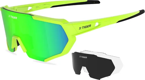 Vista 14 de X-TIGER Polarized Sports Sunglasses with 5 Interchangeable Lenses