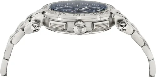 Vista 2 de Versace Reloj Greca para hombre azul 1.772 in VEPM00420, plateado, Greca Chrono
