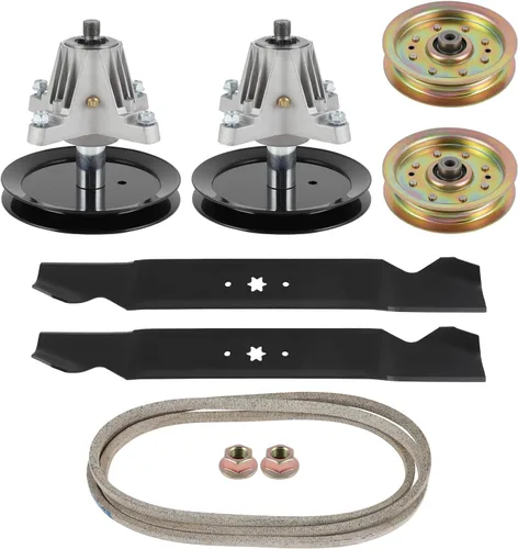 Vista 51 de SCITOO Kit de reconstrucción de cubierta, 42 piezas de cubierta de cortacésped compatible con Poulan Pro PP19A42 PB185A42 PB195H42LT PB20H42YT, 1