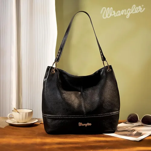 Vista 85 de Wrangler Hobo - Bolsas para mujer de cuero vegano con asa superior, bolsos de hombro y bolsos