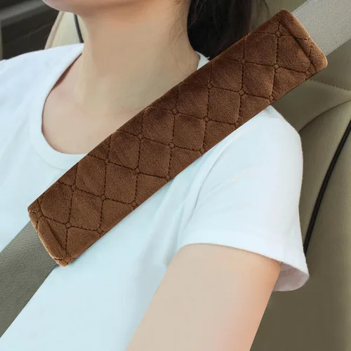 Vista 24 de Amooca Fundas Suaves para Cinturón de Seguridad del Automóvil Almohadillas de Hombro para Cinturón de Seguridad 2 PCS Ajuste Universal para Todos