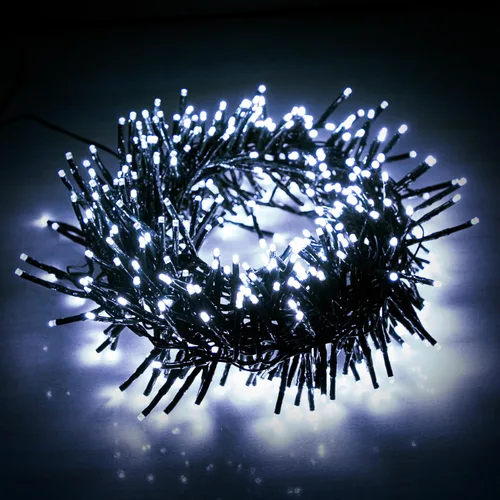 Vista 13 de EcoNour Guirnalda de 480 luces LED parpadeantes de 20 pies para árbol de Navidad, 8 modos de luces para decoración con temporizador y función