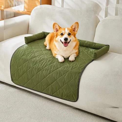 Vista 14 de Alfombrillas calmantes para cama para perros con soporte para el cuello y Negro