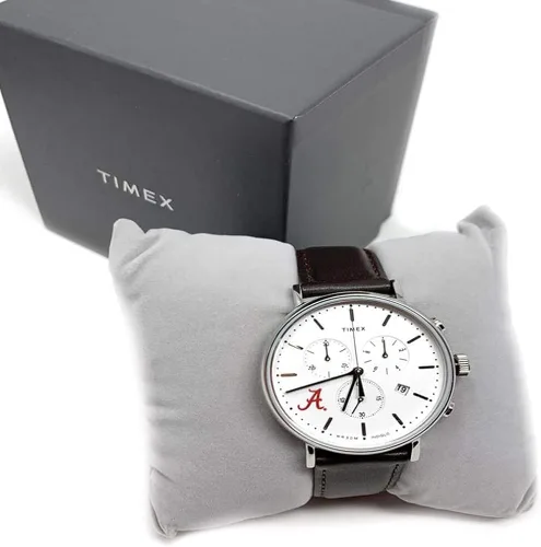 Vista 6 de Timex Tribute General Manager - Reloj de cuarzo de 1614in con correa de cuero para hombre