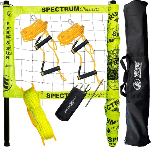 Vista 10 de Park & Sun Sports Spectrum Classic: Sistema de red de voleibol profesional ajustable para exteriores