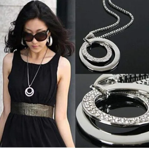 Vista 2 de ZYooch - Dije con la palabra Mom grabada para mujer collar de compromiso de diamantes de imitación joyas para regalar