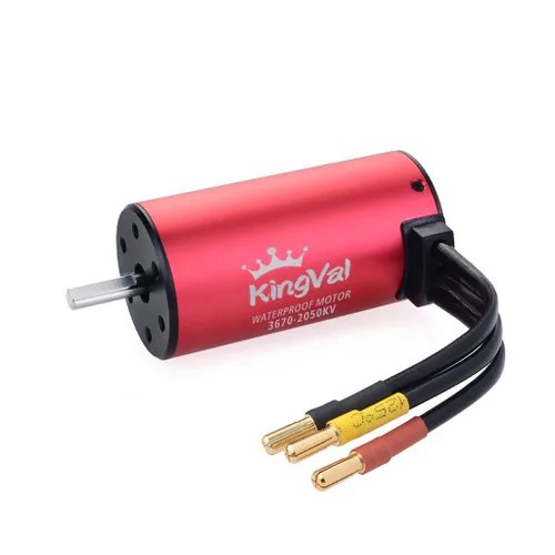 Vista 14 de KingVal Reemplazo 3660 1950KV Eje de motor sin escobillas impermeable 0.125 in compatible con 1/10 RC Car